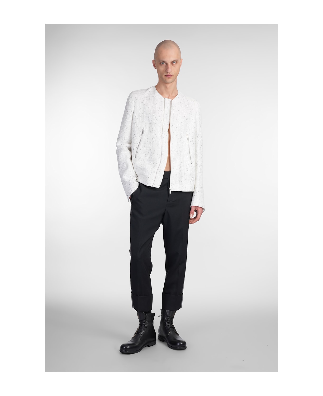 Sapio N 36 Casual Jacket In Beige Cotton - beige
