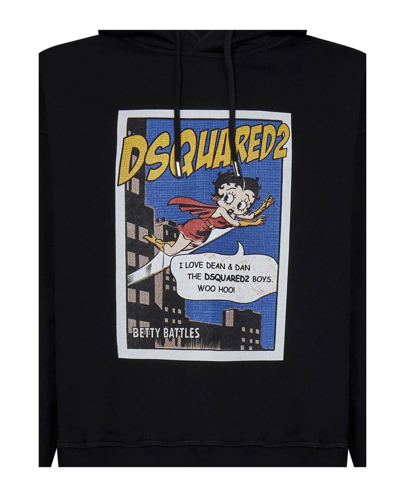 Dsquared2 Betty Boop Regular Fit Sweatshirt - Black