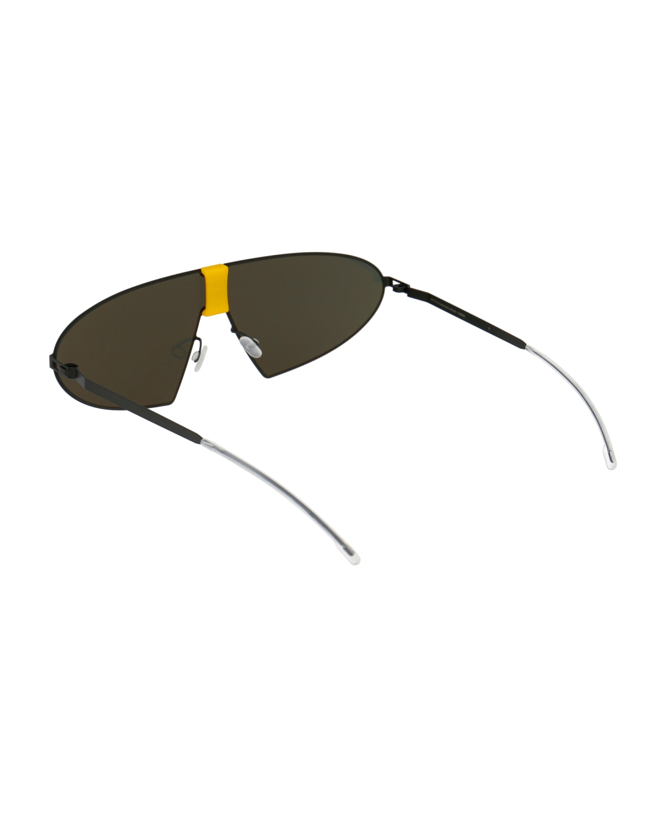 Mykita Karma Sunglasses - 423 MH40 Black/Yellow Silver Shield