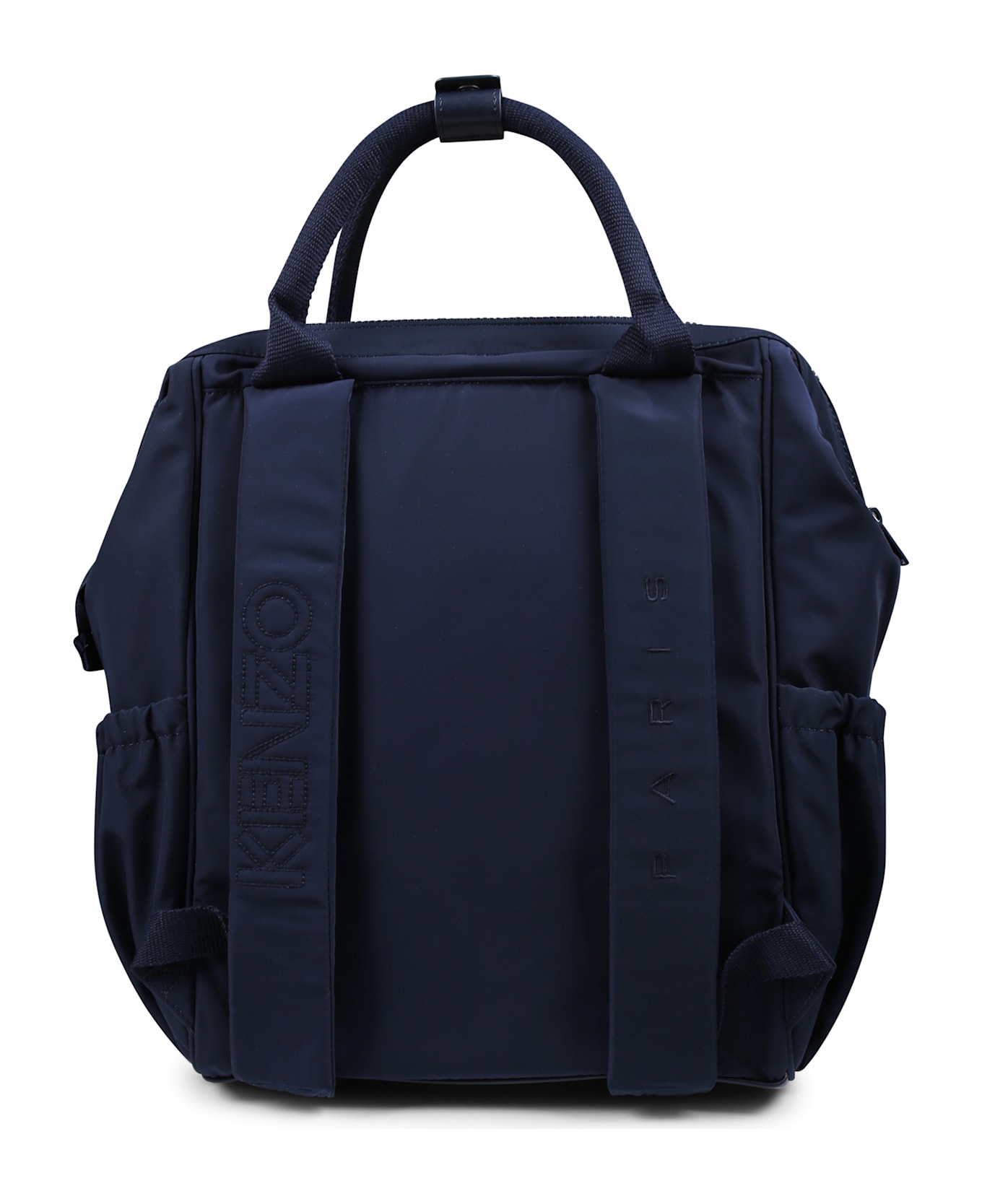Kenzo Kids Blue Changing Bag For Babykids With Elephant - Blue