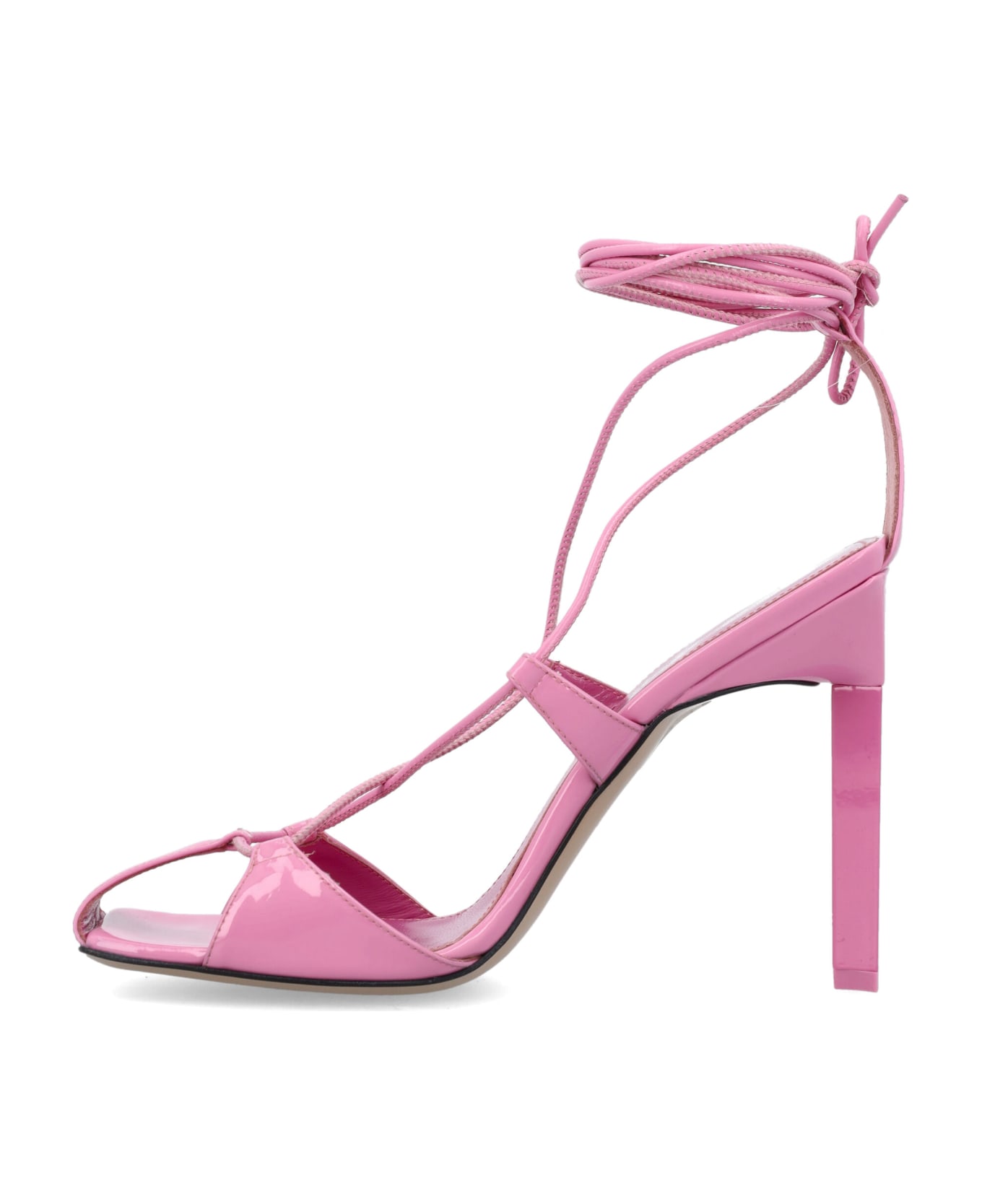 The Attico Adele Lace-up Sandal 105 - Light pink
