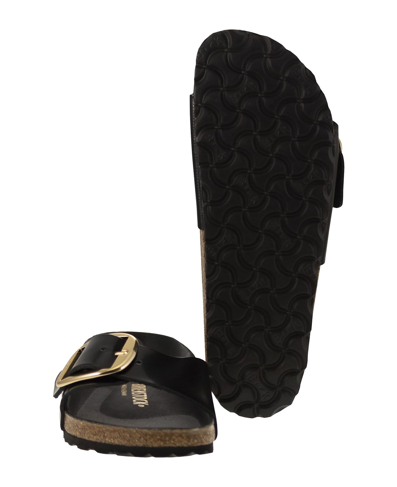 Birkenstock Madrid Big Buckle - Flat Sandal - Black
