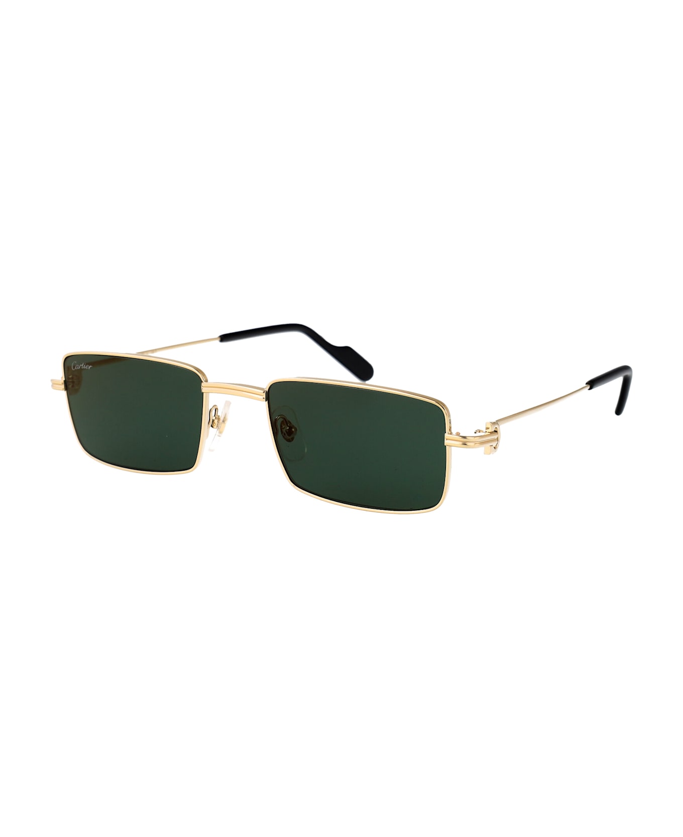 Cartier Eyewear Ct0501s Sunglasses - GOLD GOLD GREEN