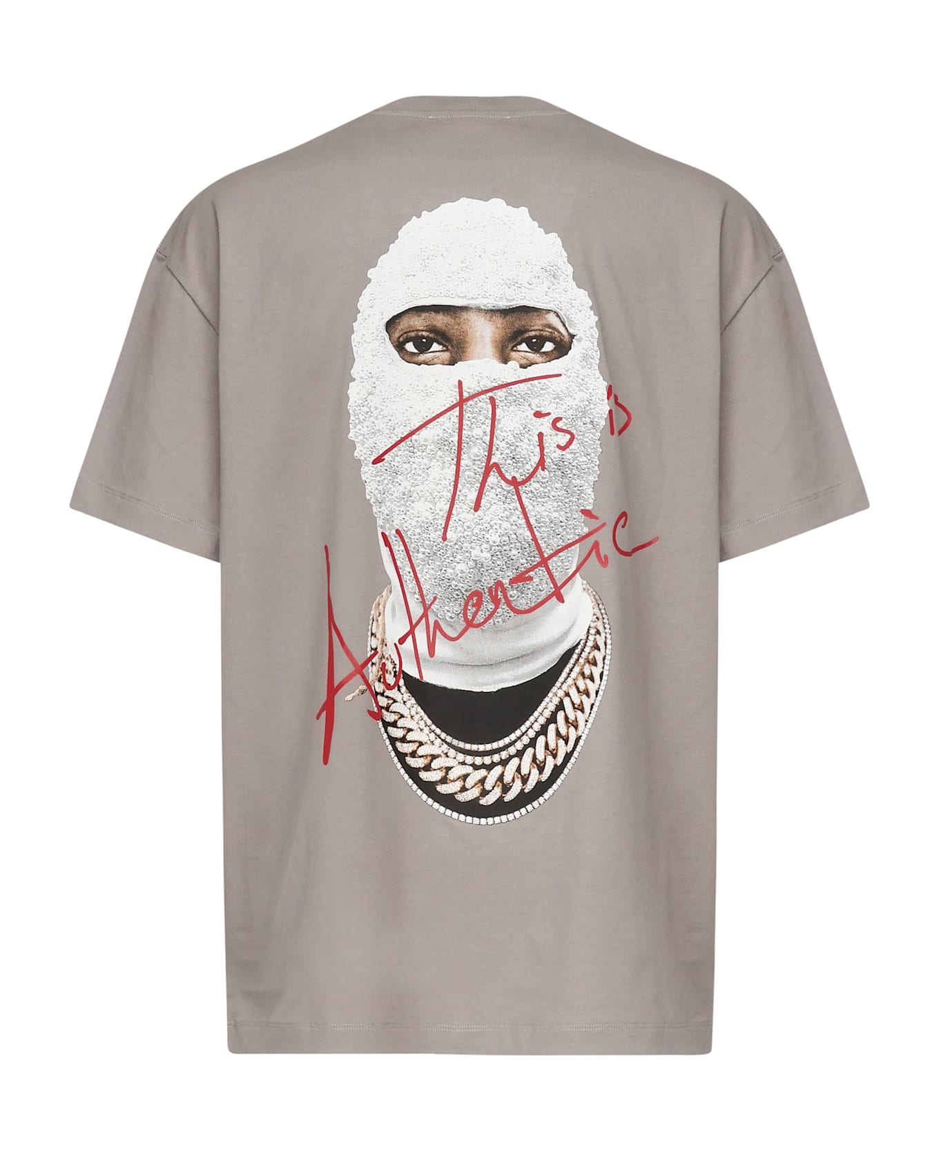 ih nom uh nit This Is Authentic T-shirt - Grey