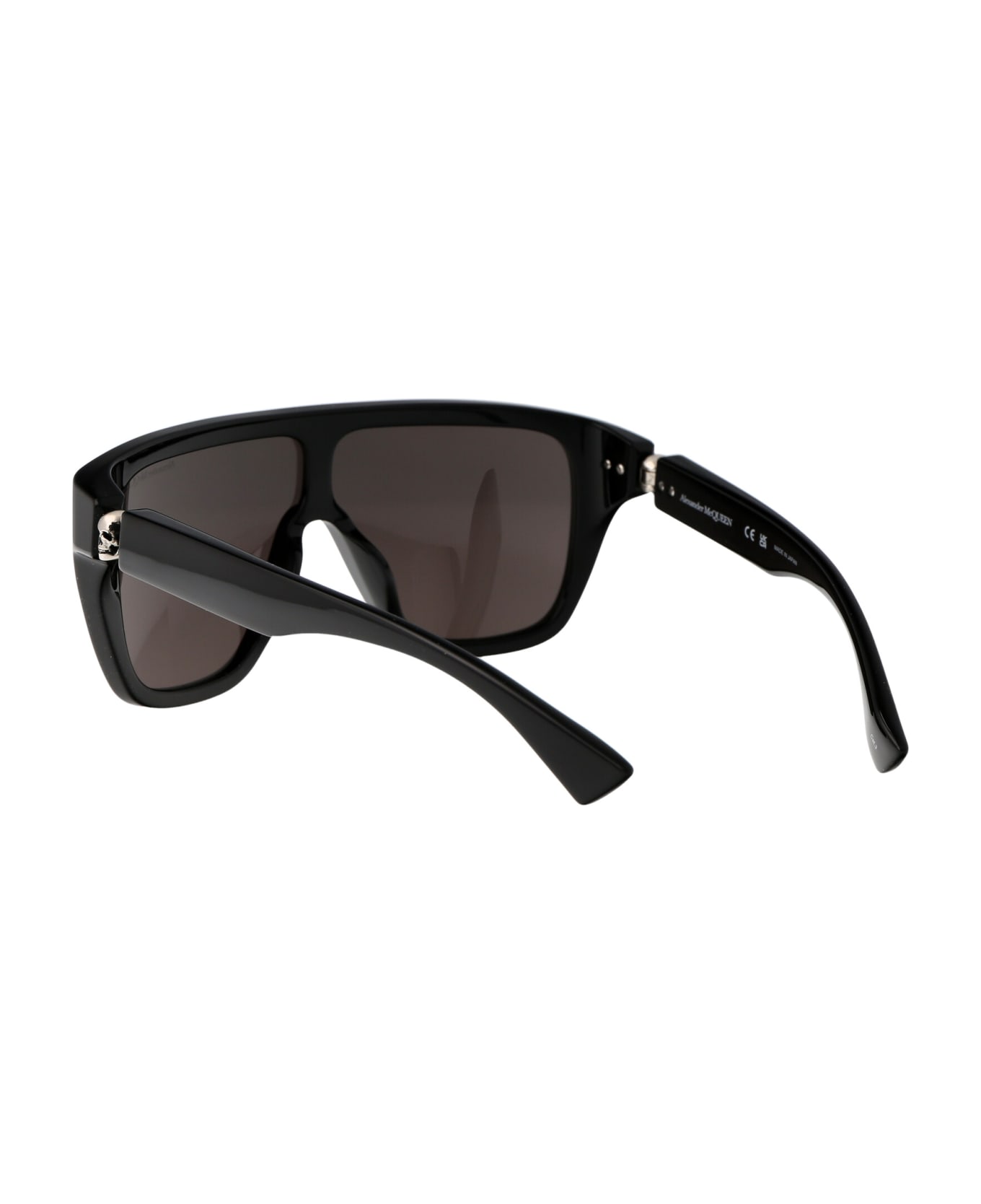 Alexander McQueen Eyewear Am0430s Sunglasses - 001 BLACK BLACK GREY