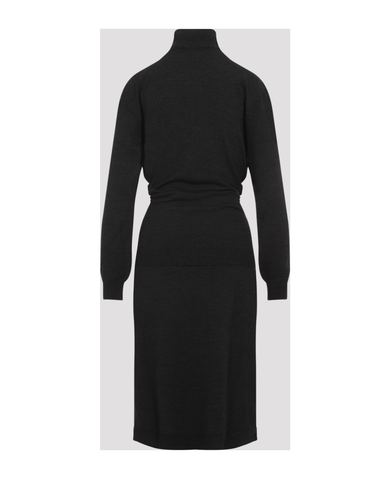 Lemaire Lemair Trompe L`oeil Dress - Anthracite