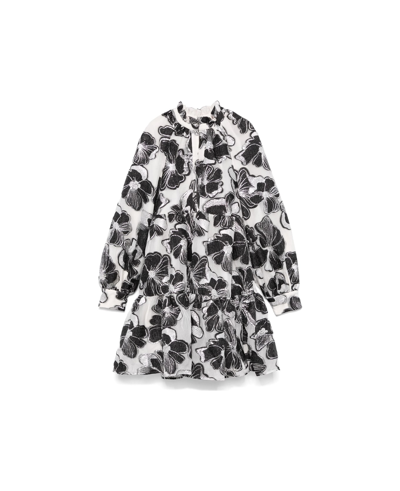 Stine Goya Dress - WHITE/BLACK