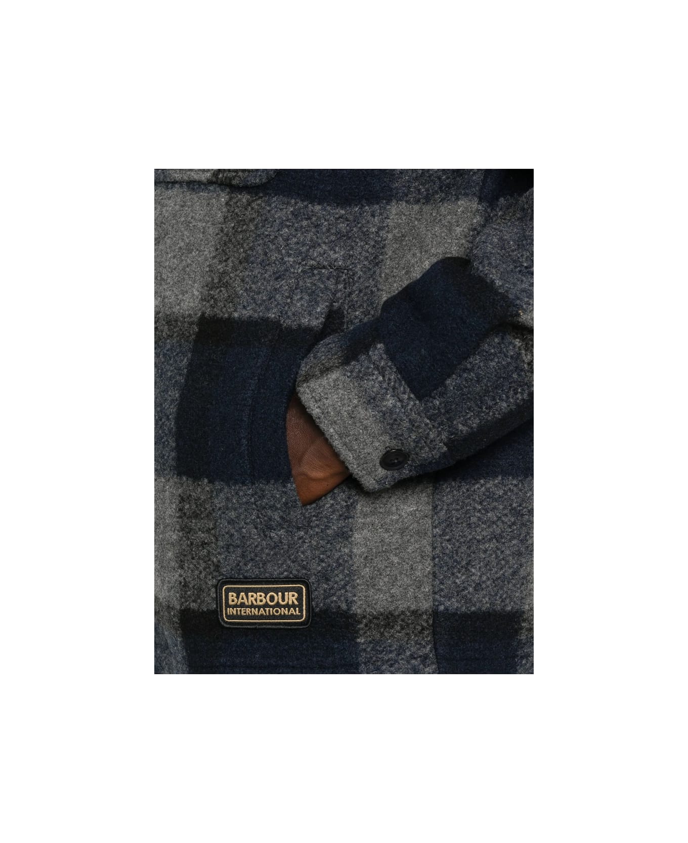 Barbour Jacket - BLUE/GREY