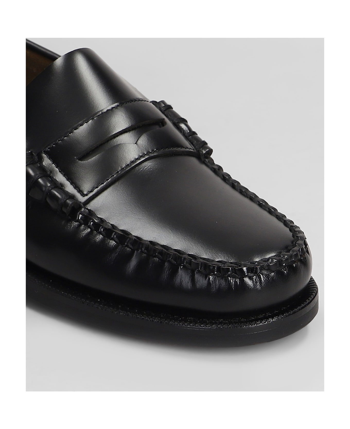Sebago Classic Dan Loafers In Black Leather - black