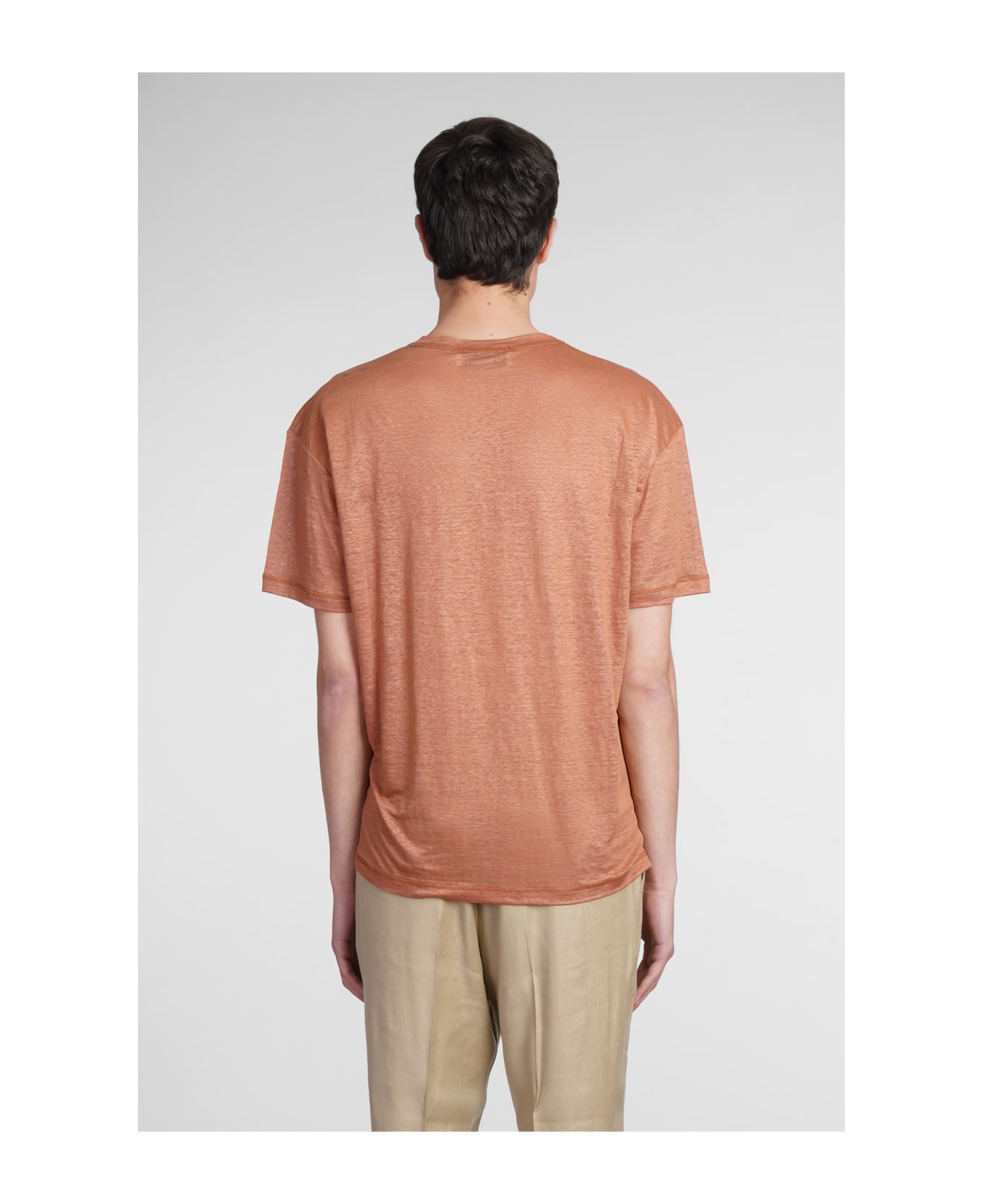 costumein T-shirt In Brown Linen シャツ