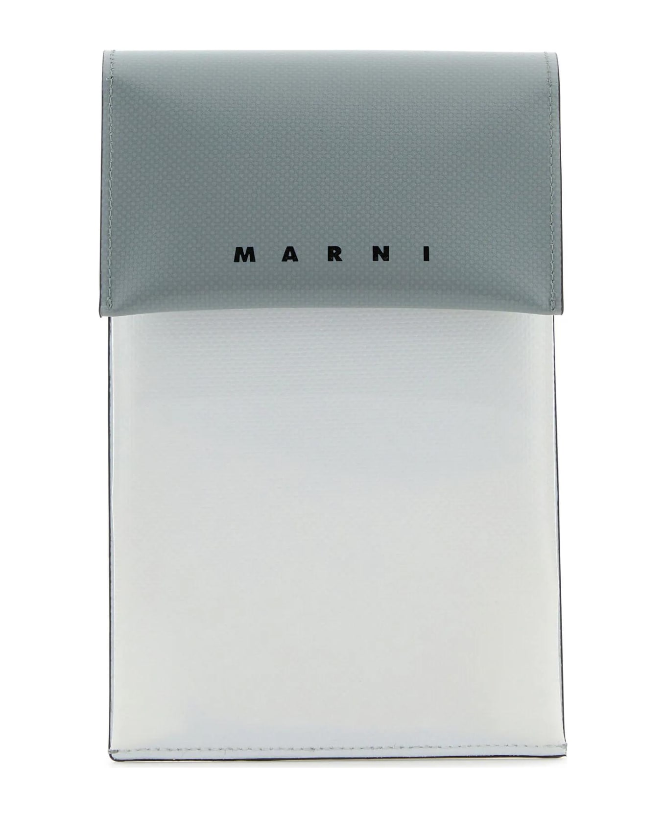Marni Two-tone Polyester Phone Case - ANTIQUESILVERSILKWHITE