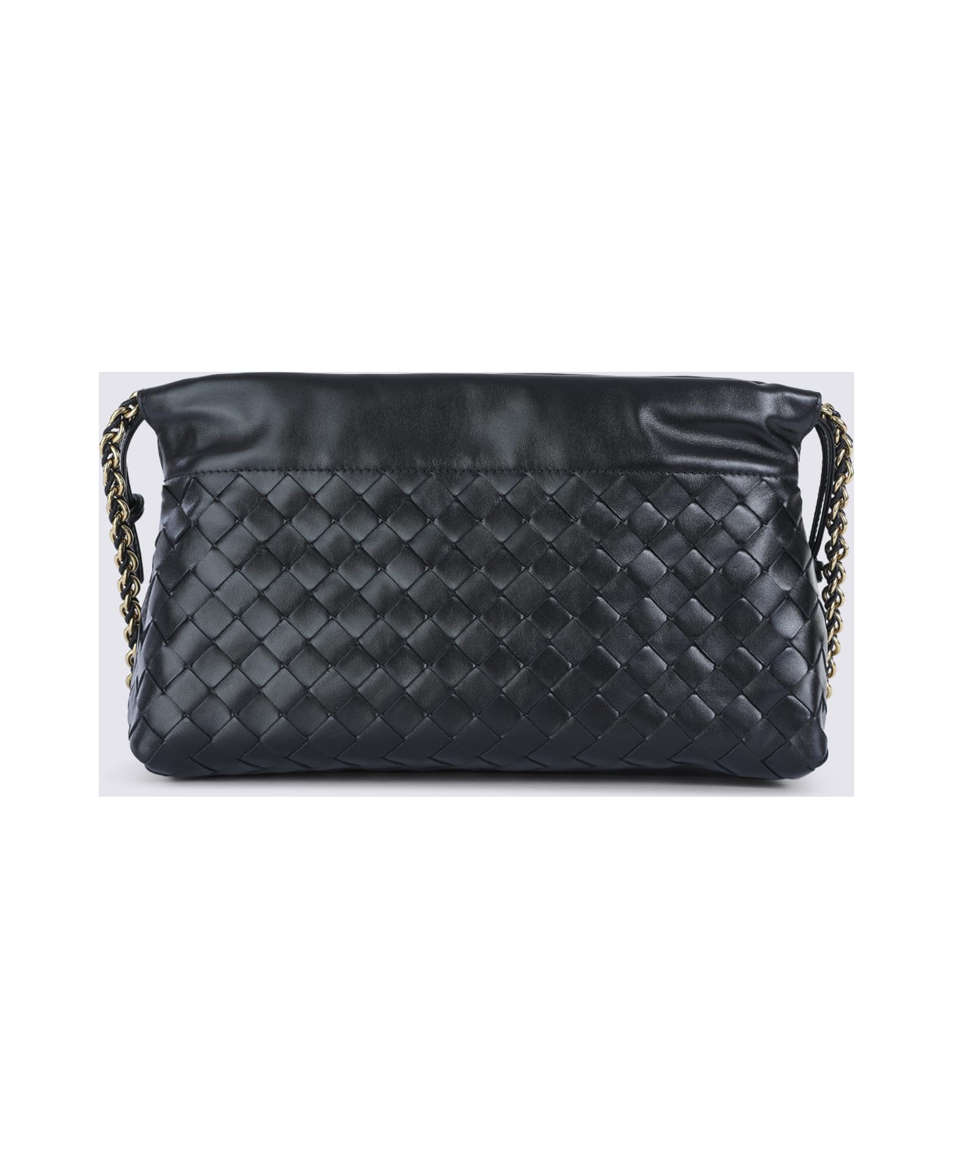 Bottega Veneta Black Leather Pouch - Black
