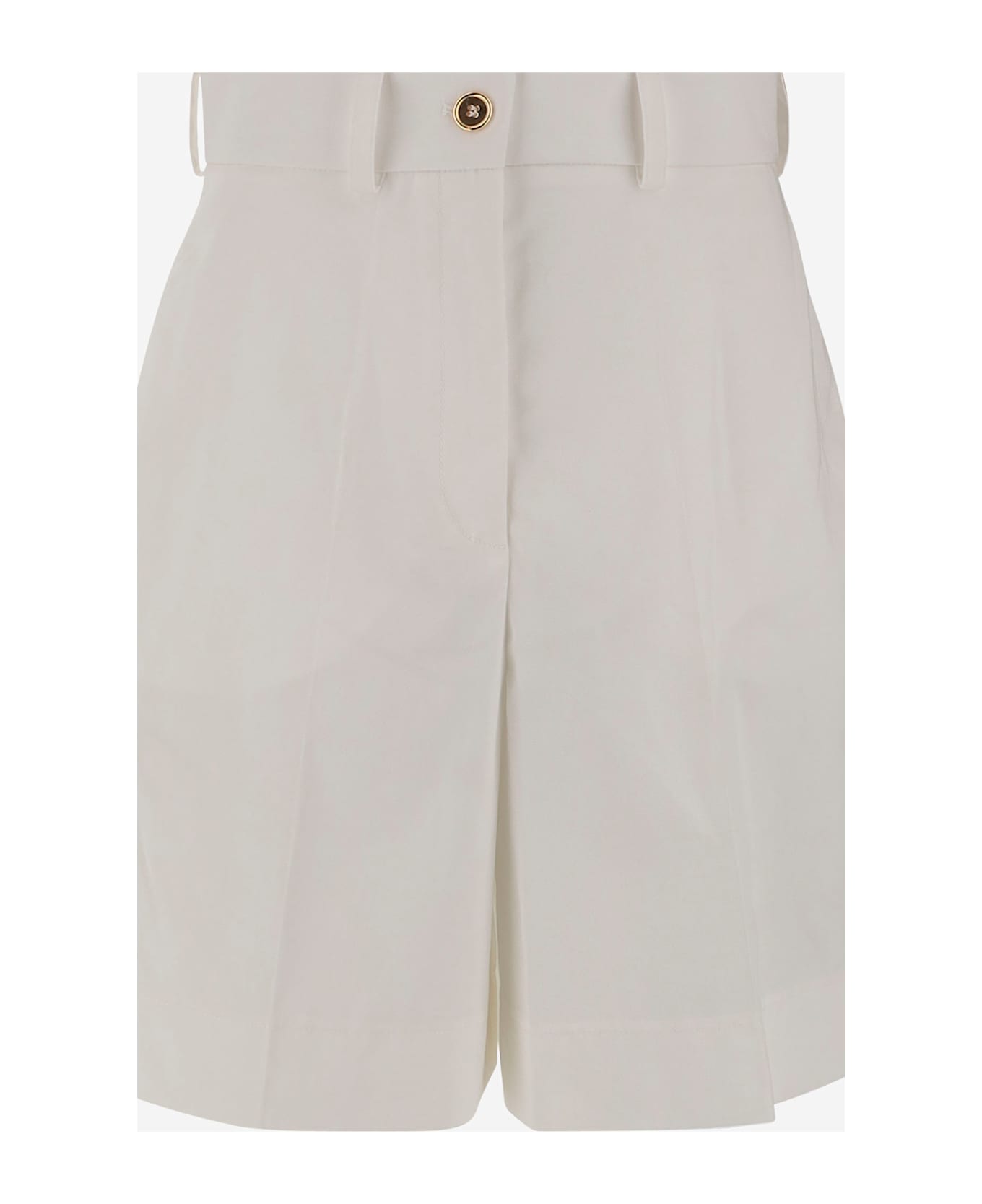 Patou Cotton Shorts - White