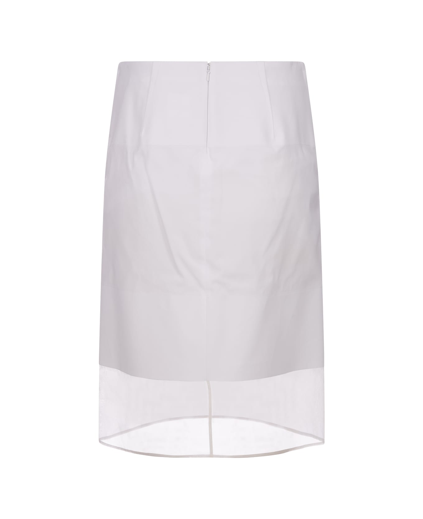 SportMax White Turchia Skirt - White