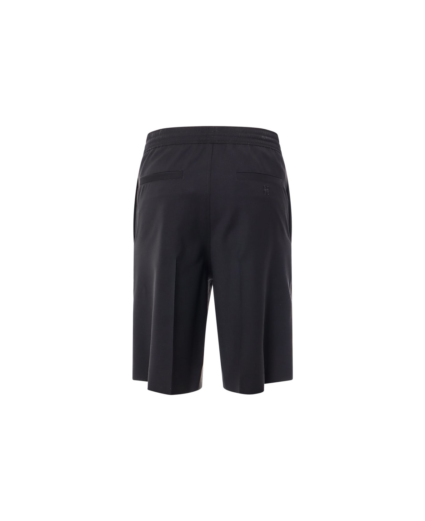 Givenchy Elasticated Waist Bermuda Shorts - Black ショートパンツ