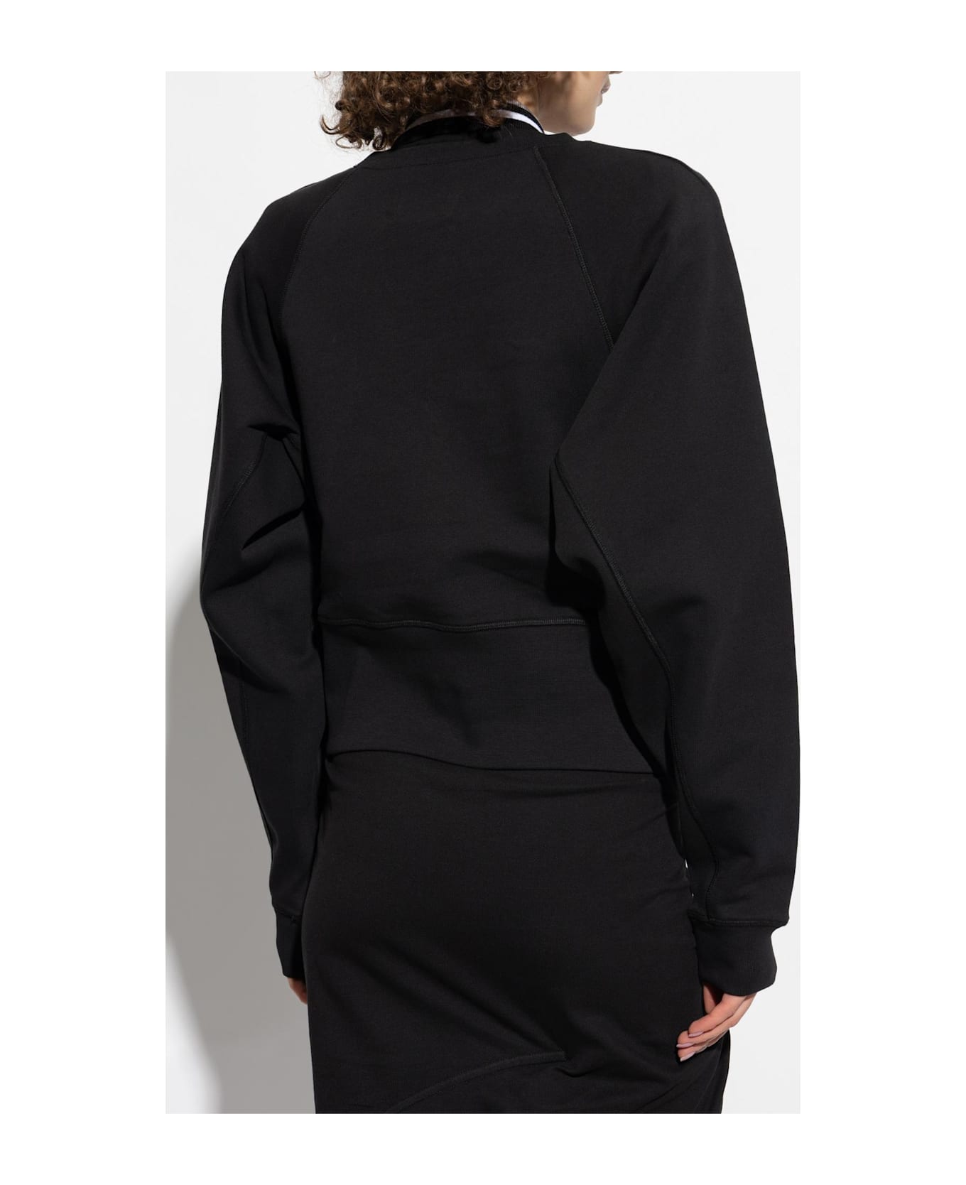 Vivienne Westwood Short Oversize Sweatshirt - BLACK