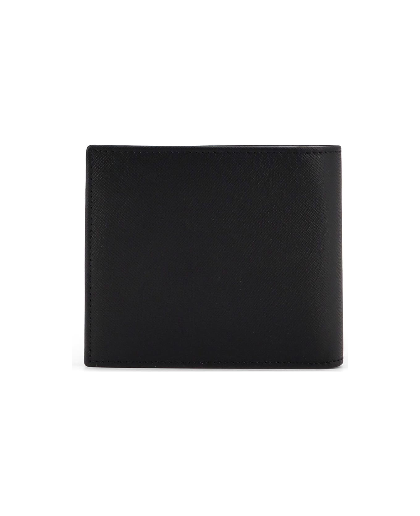 Kiton Bifold Leather Wallet - Black