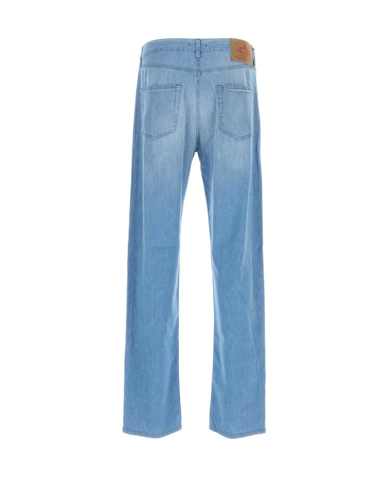 Prada Light Blue Denim Jeans - LIGHTBLUE