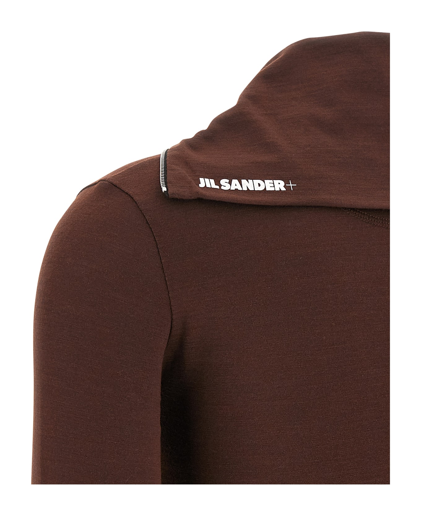 Jil Sander Half-zip T-shirt - Bordeaux