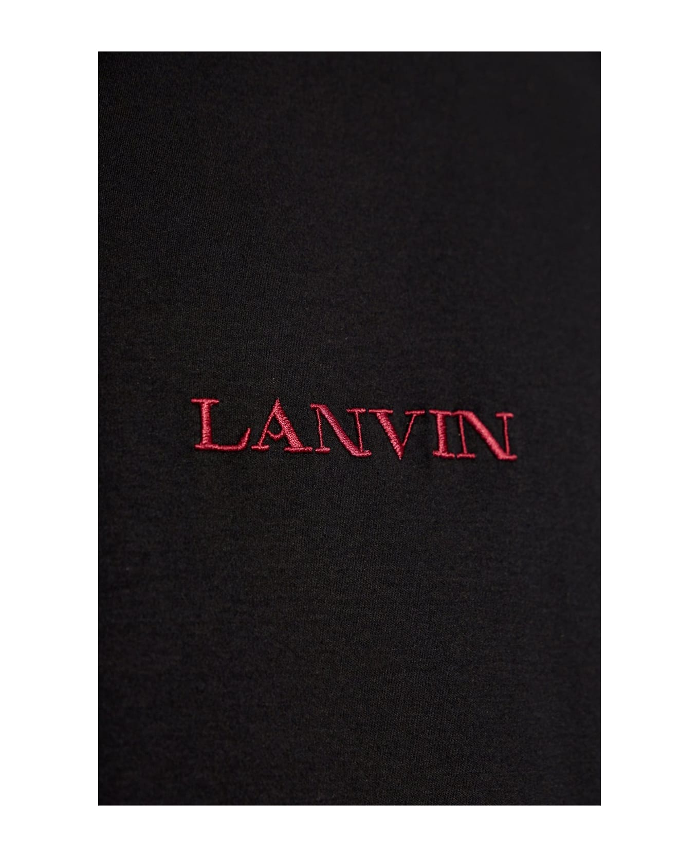 Lanvin Logo-embroidered Crewneck T-shirt