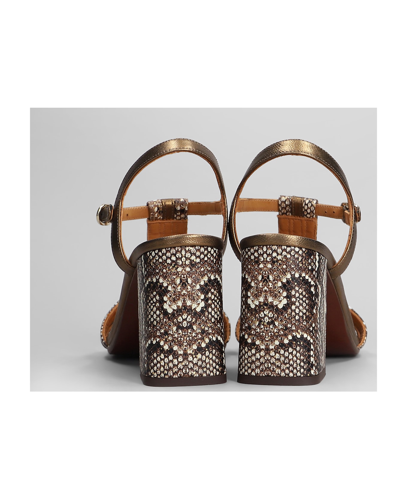 Chie Mihara Piyata 46 Sandals In Bronze Leather - bronze