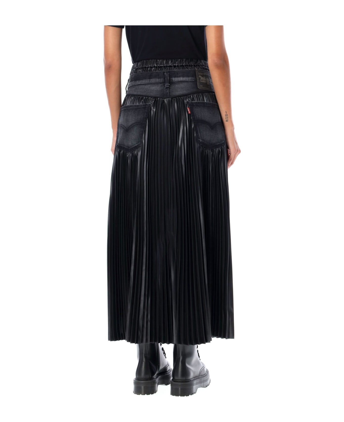 Junya Watanabe X Levi's Pleated Skirt - BLACK