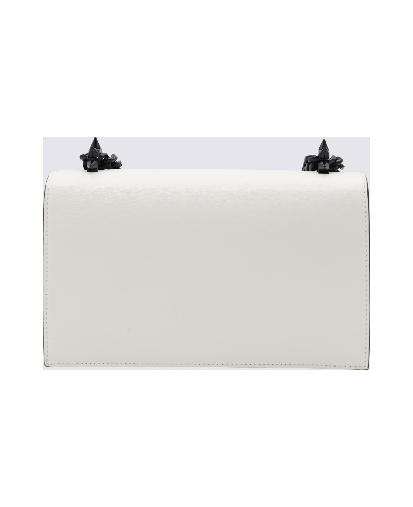 Alexander McQueen White Leather Shoulder Bag - White