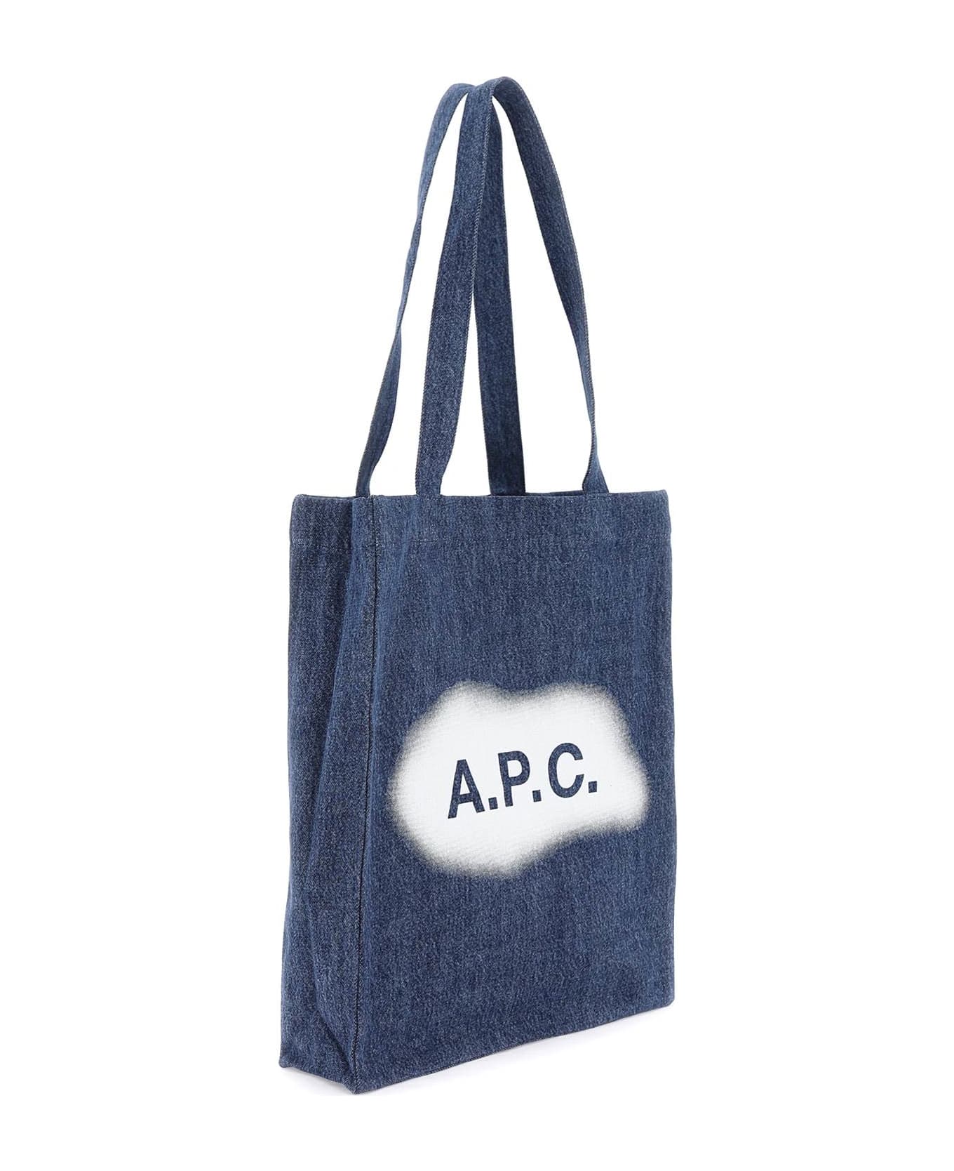 A.P.C. Lou Shopping Bag - Washed indigo