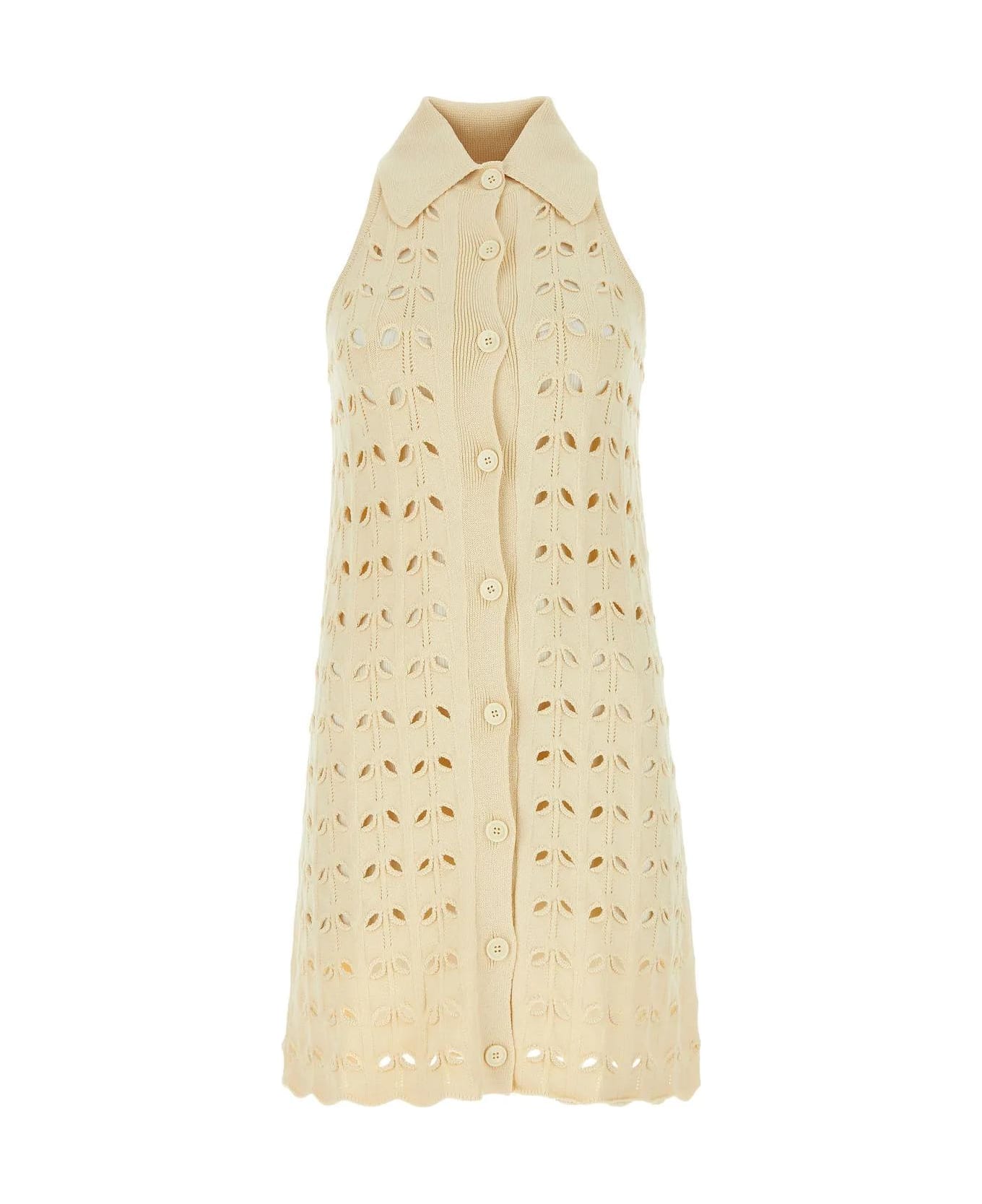 【関税&送料込】Sportmax Cream Viscose Blend Rivolo Dress SportMax Cream Viscose Blend Rivolo Dress | italist, ALWAYS