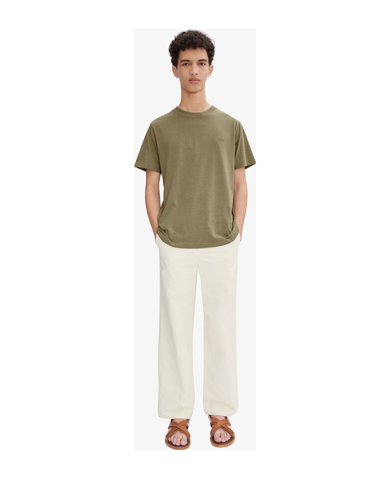 A.P.C. Pantalon Vincent - Aac Blanc Casse