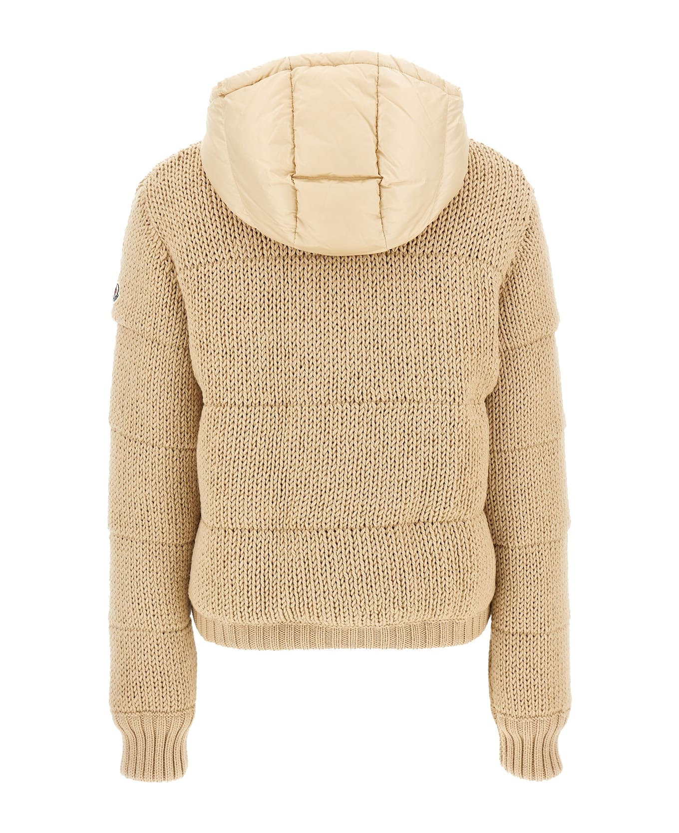 Moncler Padded Cardigan - Beige