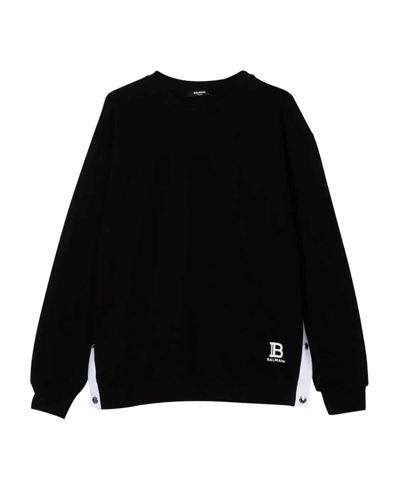 Balmain Black Sweatshirt Teen Unisex - Nero