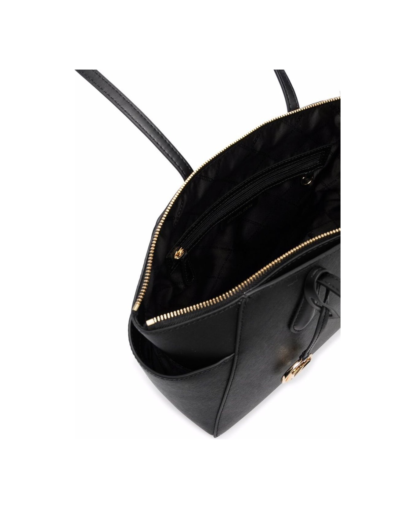 MICHAEL Michael Kors M Michael Kors Woman's Marylin Black Leather Crossbody Bag - Black