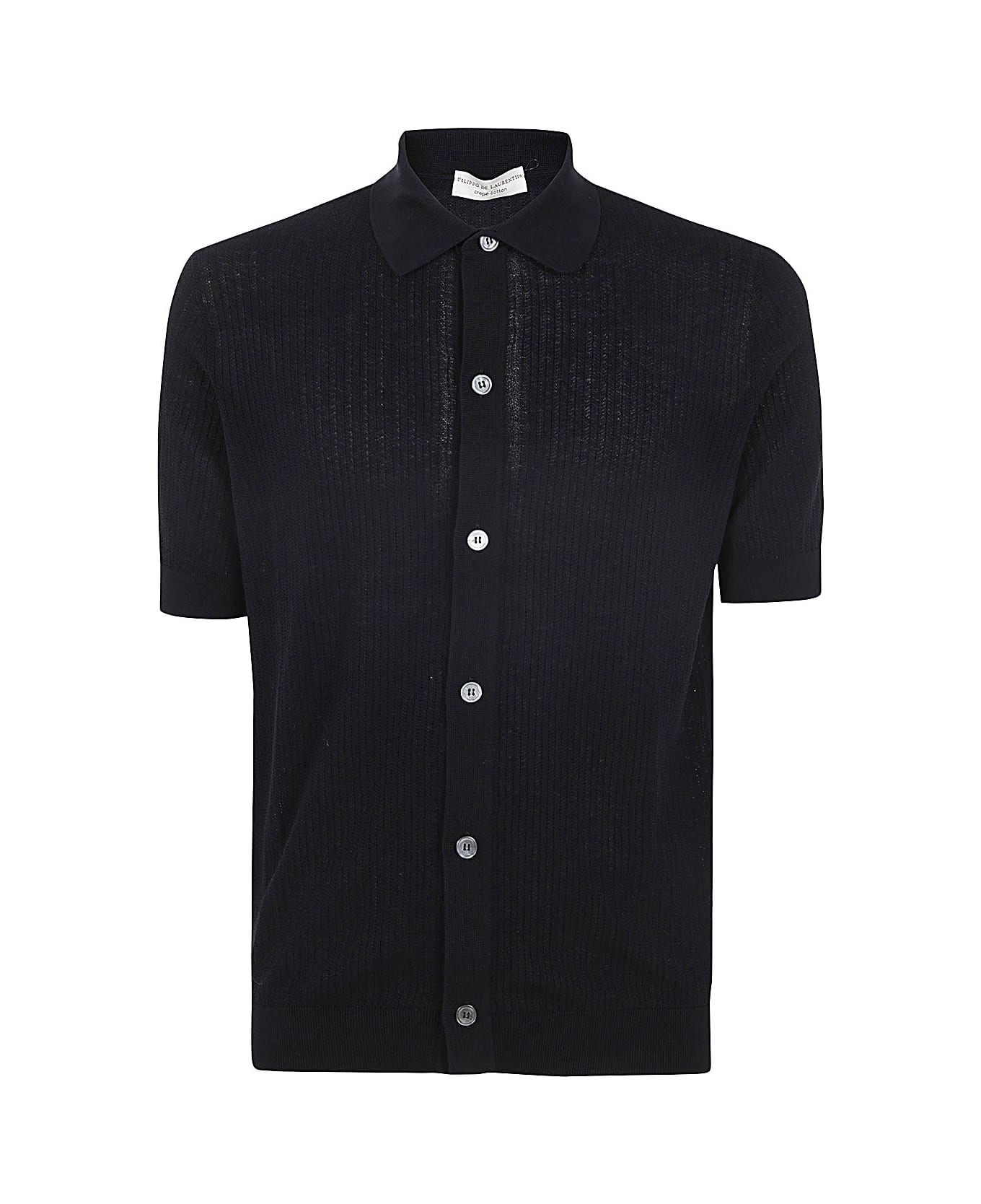 Filippo De Laurentiis Short Sleeves Shirt - Black