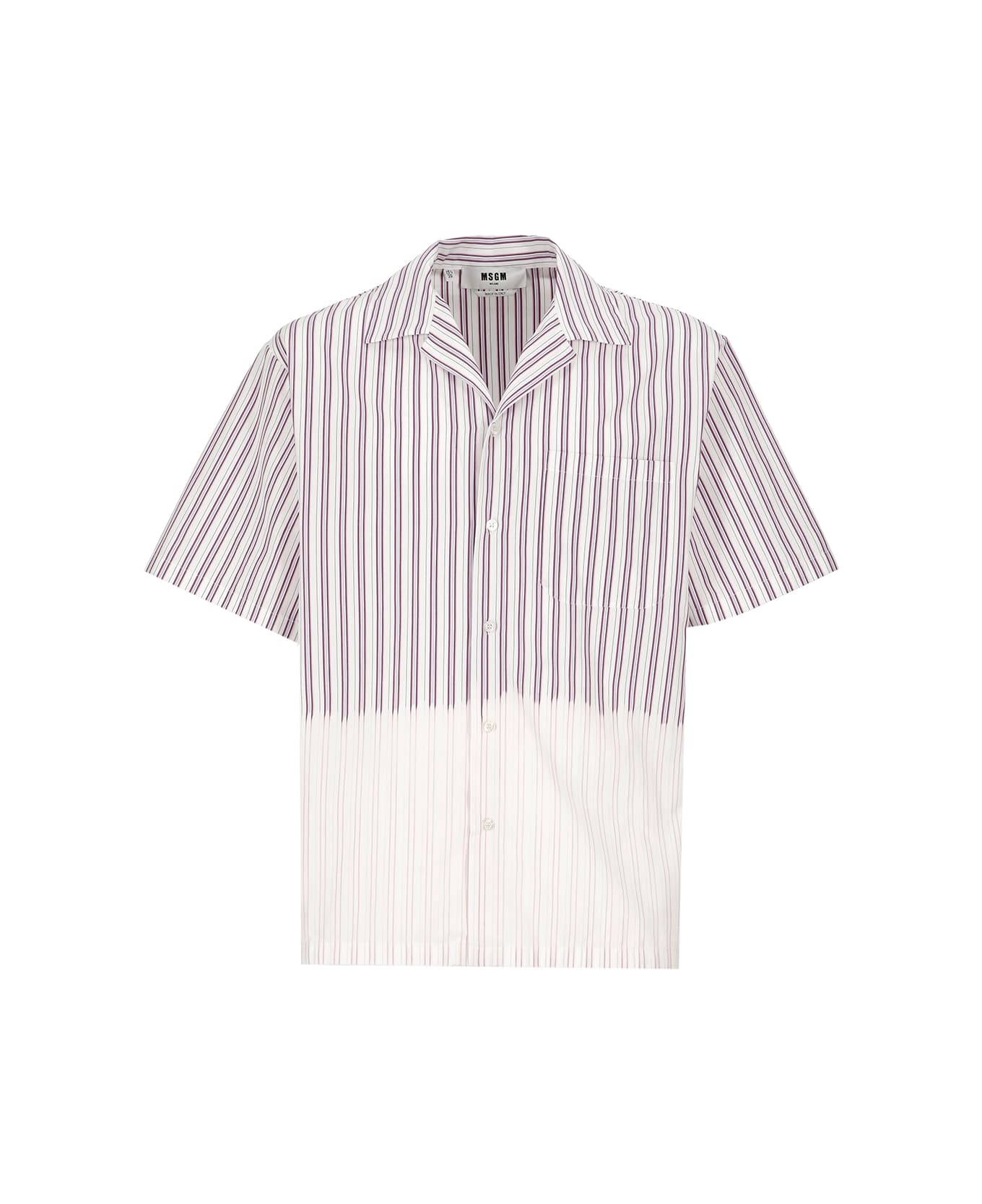 MSGM Cotton Shirt - Purple シャツ