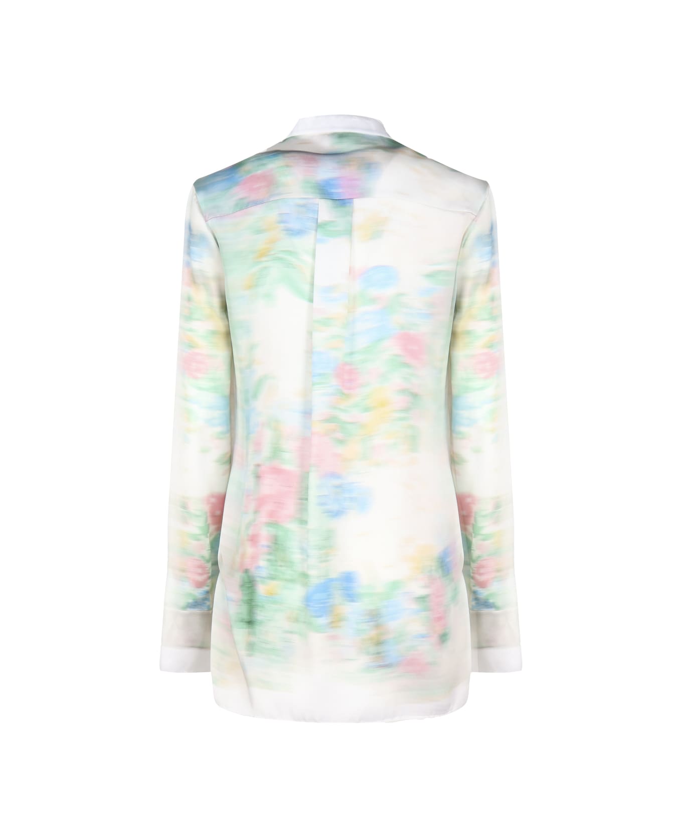 Loewe Shirt Crafted In Lightweight Viscose And Silk Satin - Multicolor