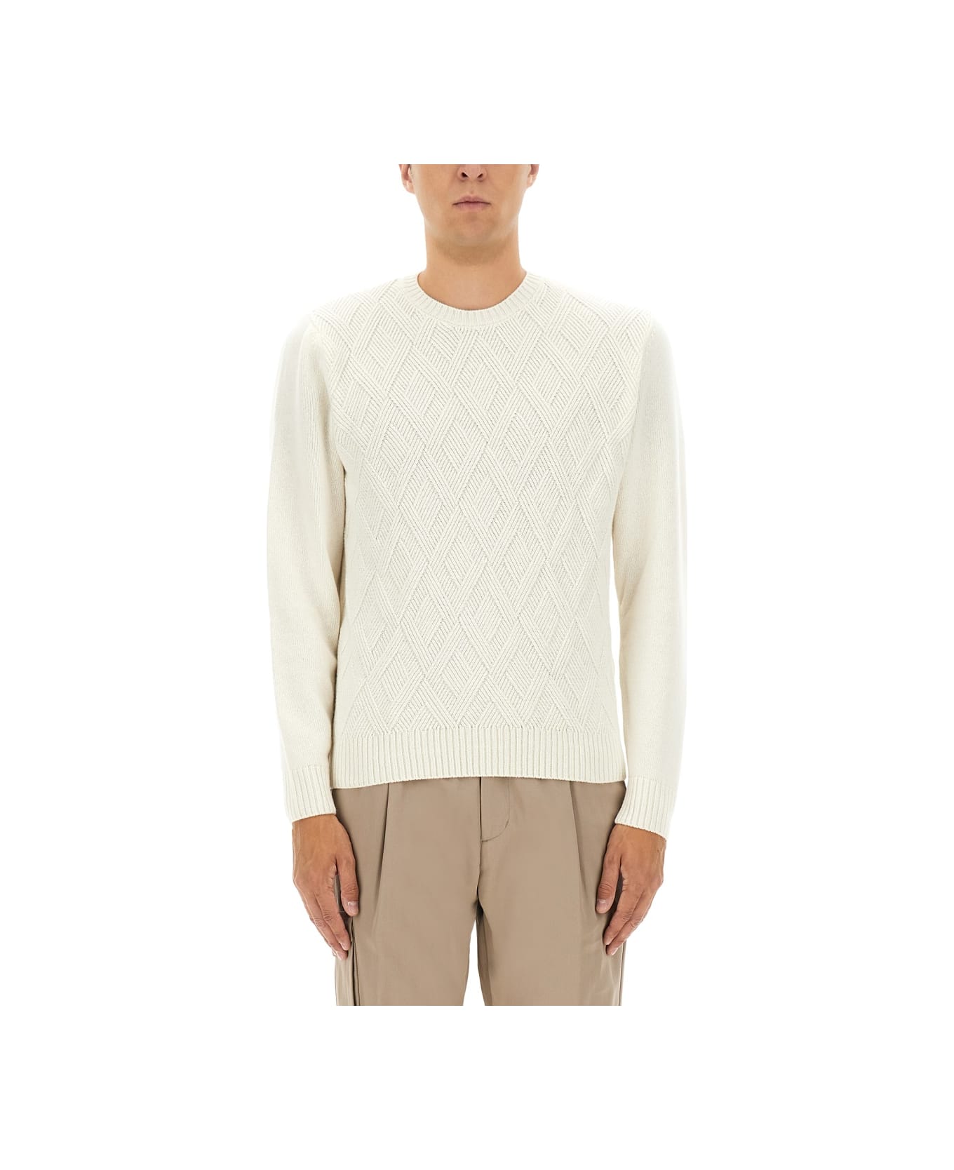 Herno Cashmere Sweater - WHITE