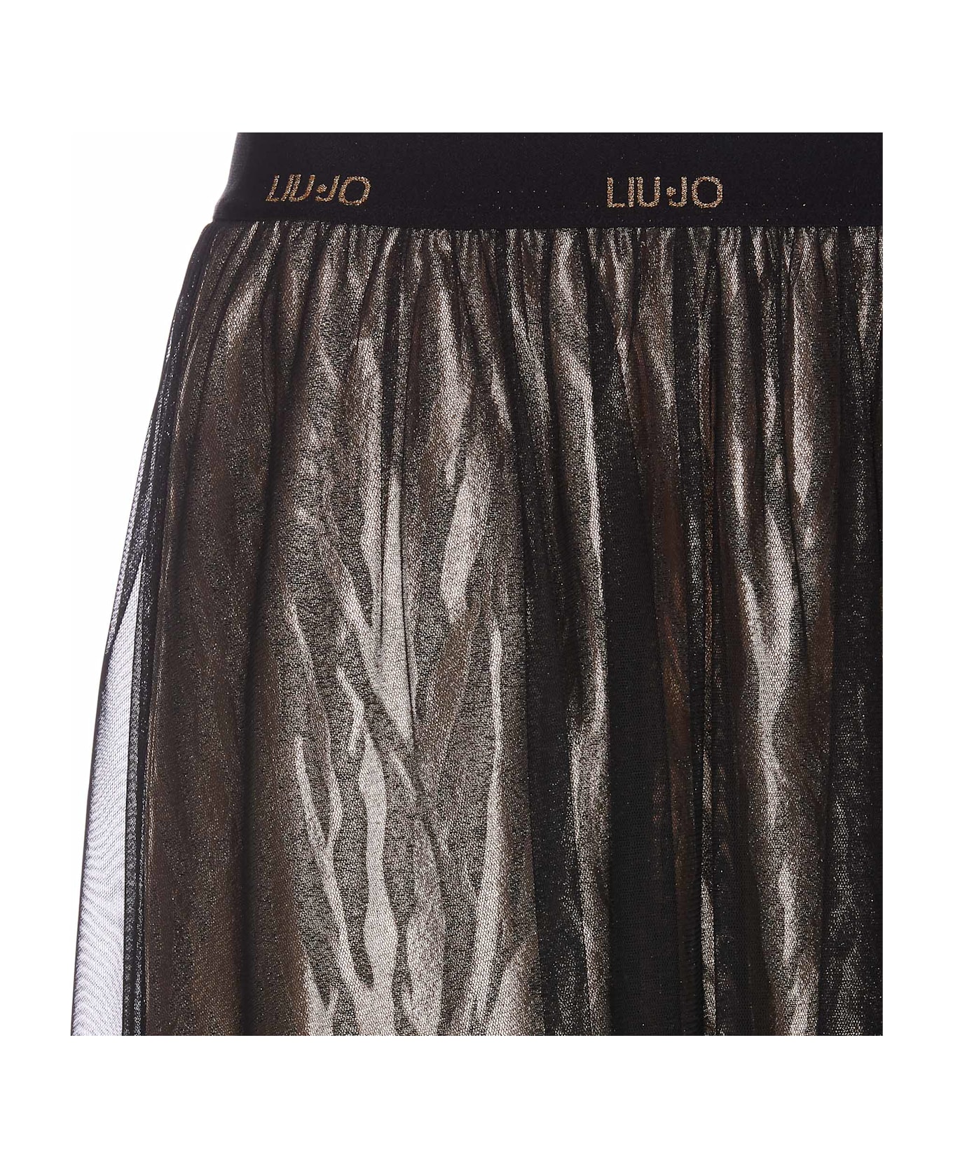 Liu-Jo Animalier Skirt - Brown