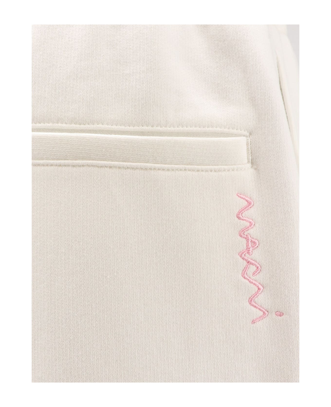 Marni Organic Cotton Jogger Trousers - White
