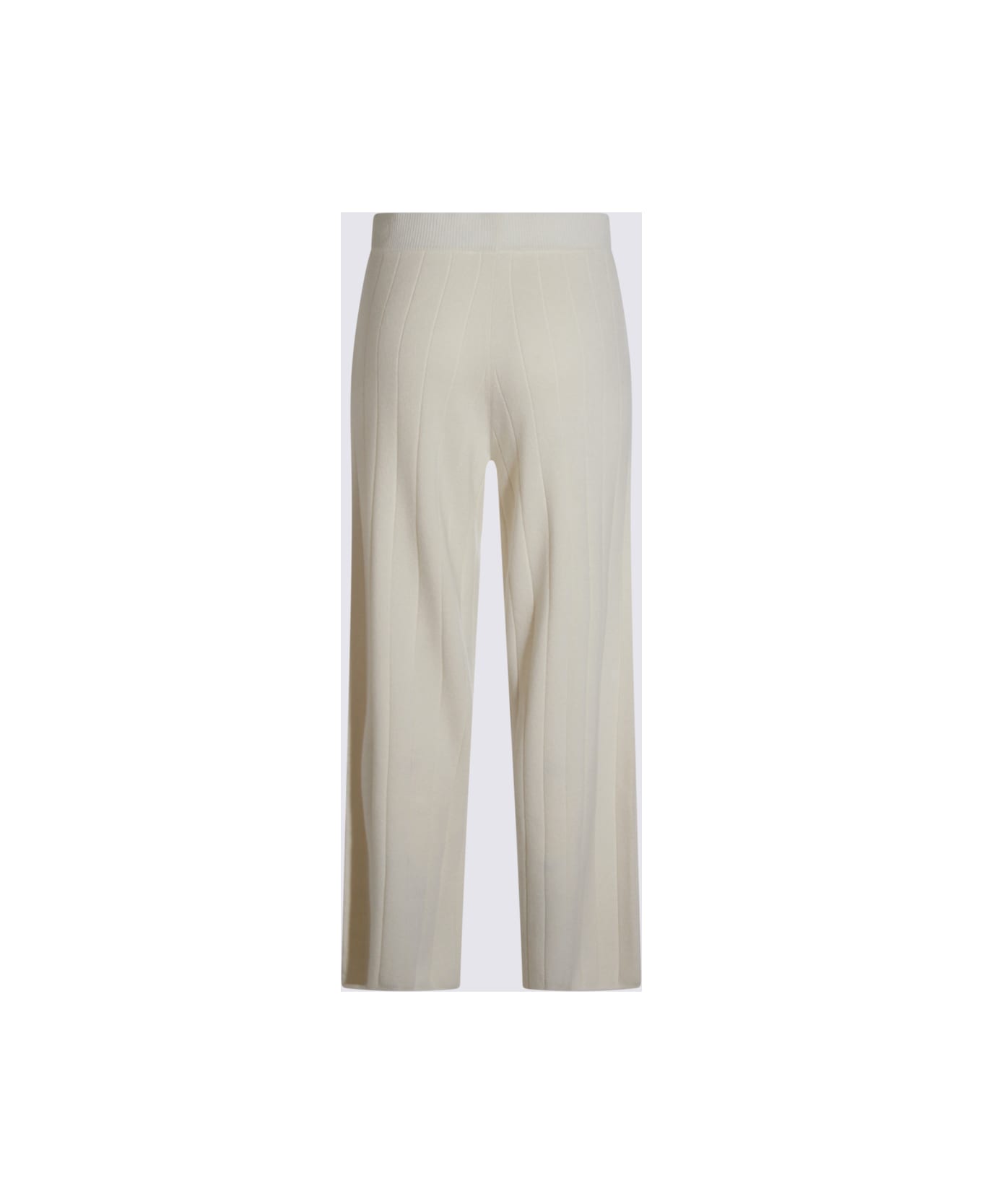 Max Mara White Cashmere Jardin Pants - White