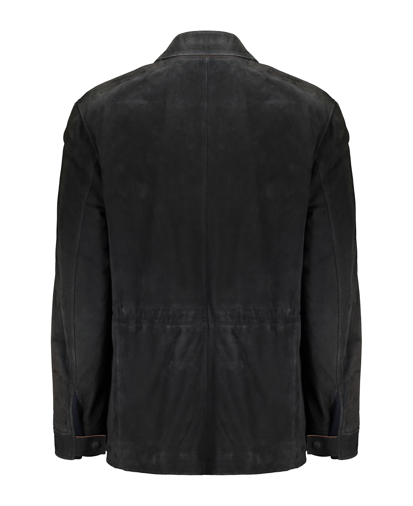Zegna Suede Jacket - blue