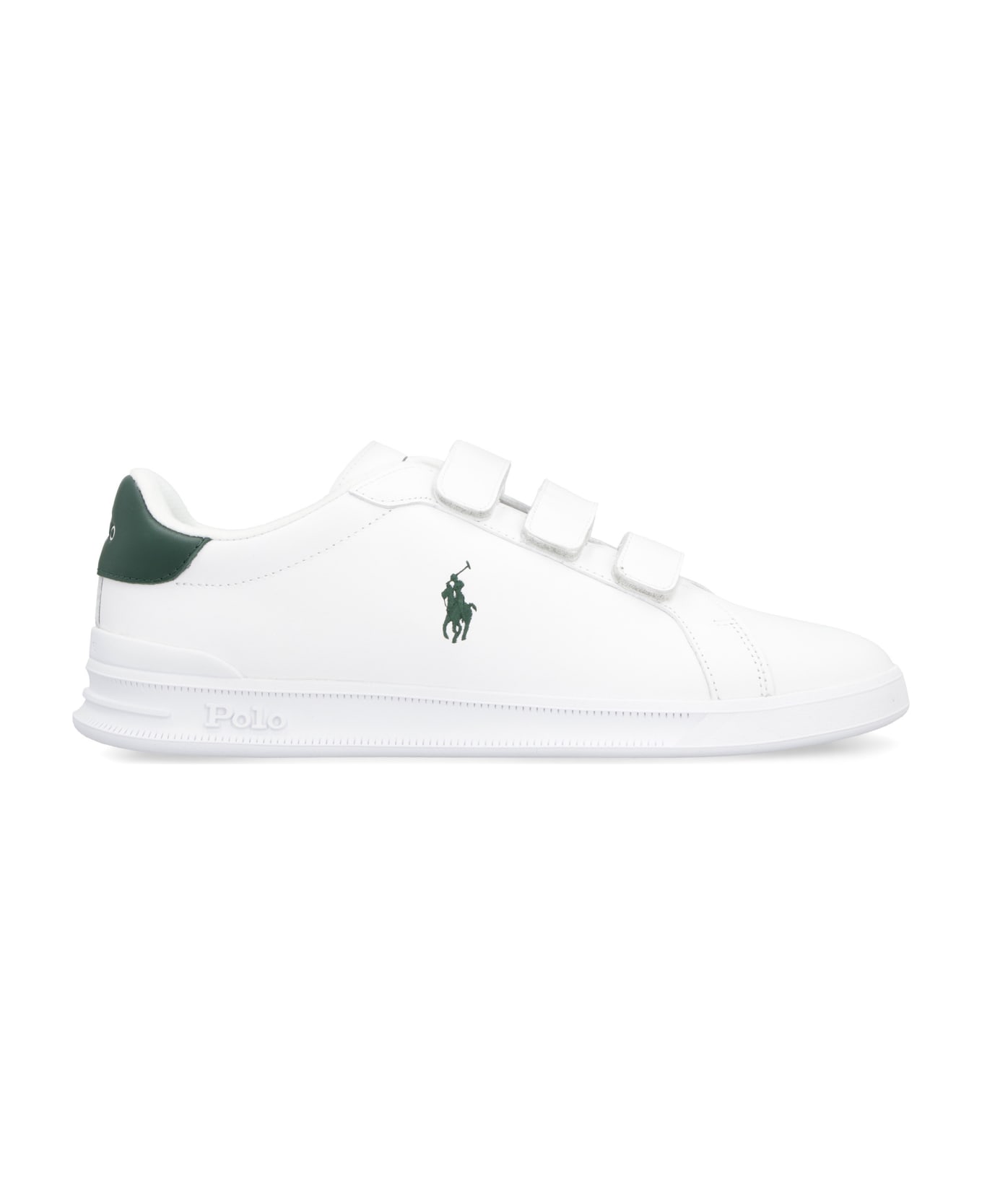 Polo Ralph Lauren Leather Low-top Sneakers - White スニーカー