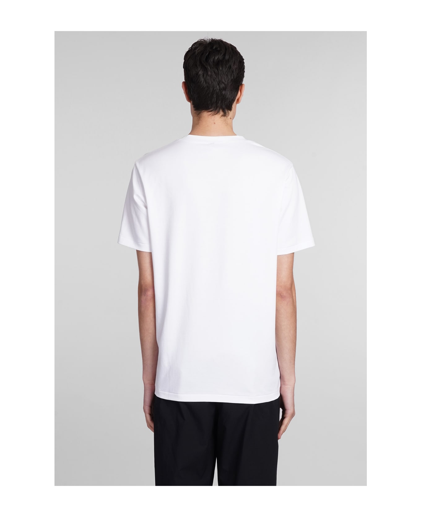 Attachment T-shirt In White Cotton - white