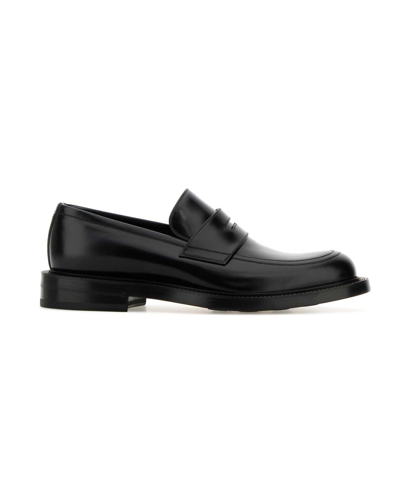 Gucci Black Leather Loafers - NERONERO