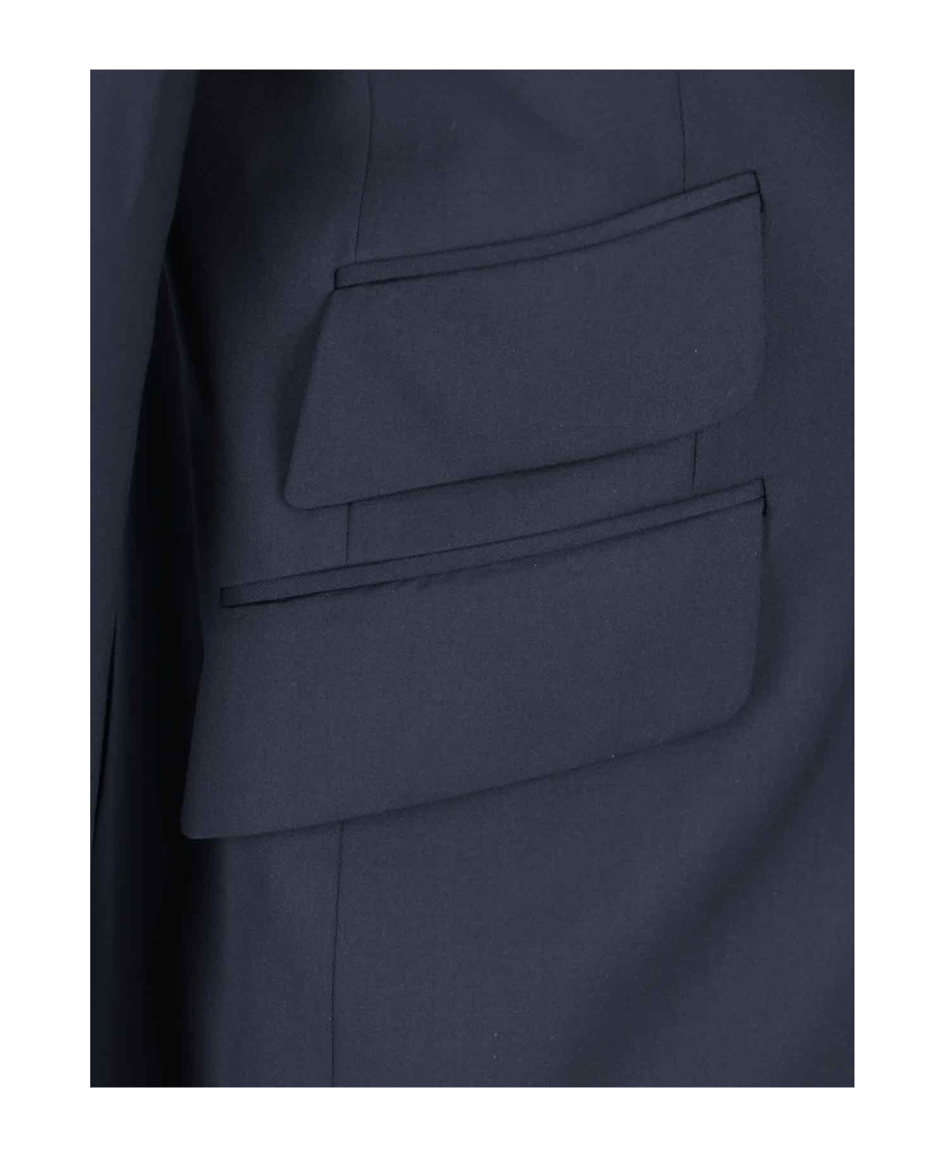 Vivienne Westwood 'one Button' Jacket - Blue