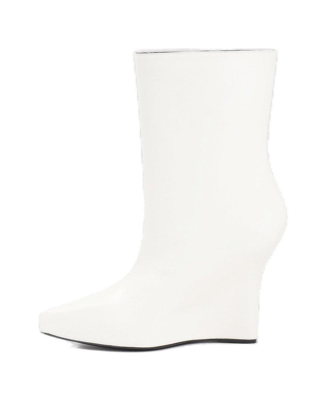 Givenchy G-lock Ankle Boots - White
