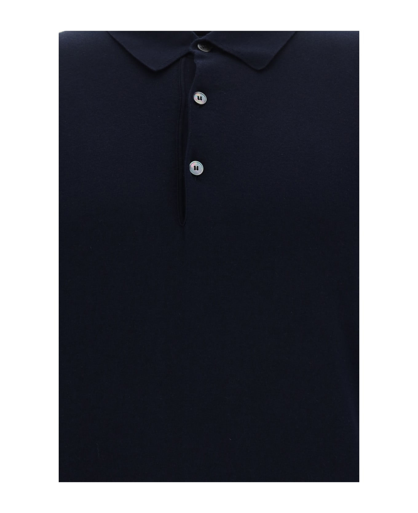 Zegna Polo Shirt - Blue Navy Unito