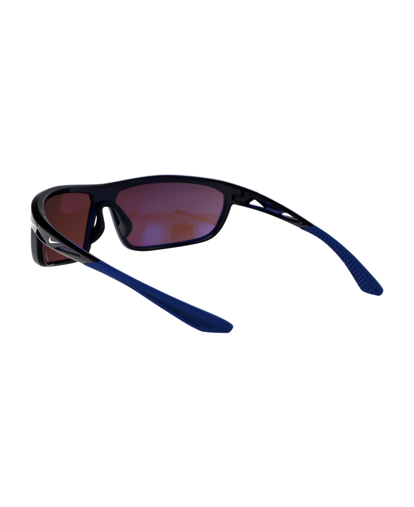 Nike Windtrack Run E Sunglasses - 410 ROAD W/ BLUE MIRROR MIDNIGHT NAVY