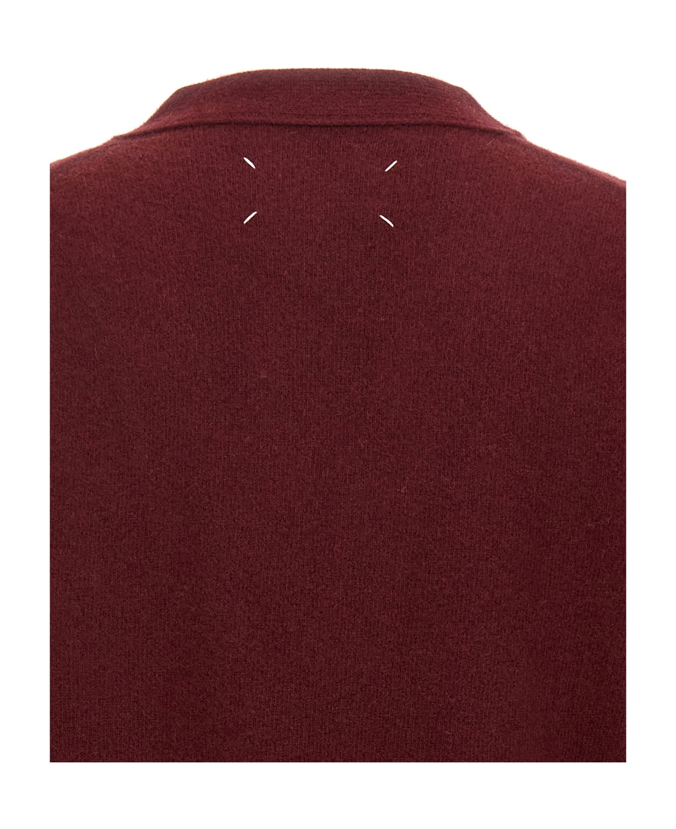 Maison Margiela Wool Cardigan - Bordeaux ニットウェア