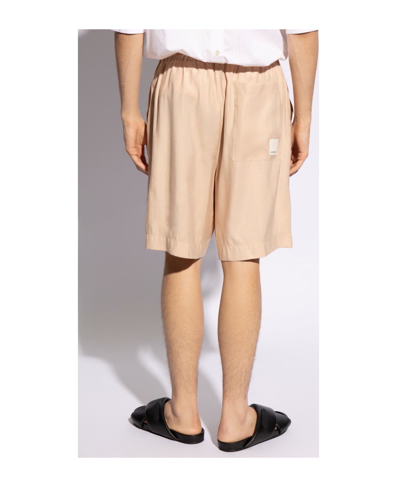 Emporio Armani Printed Shorts - Beige